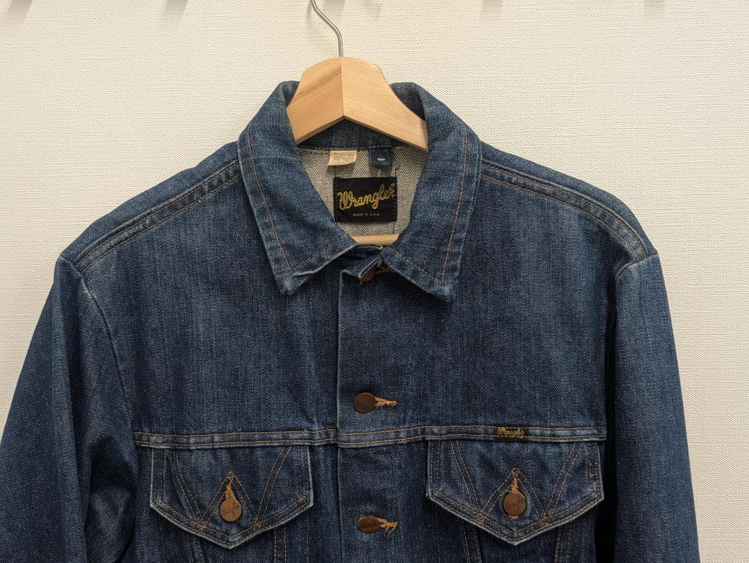 usa製 70s Wrangler 127MJ デニムジャケット サイズ38