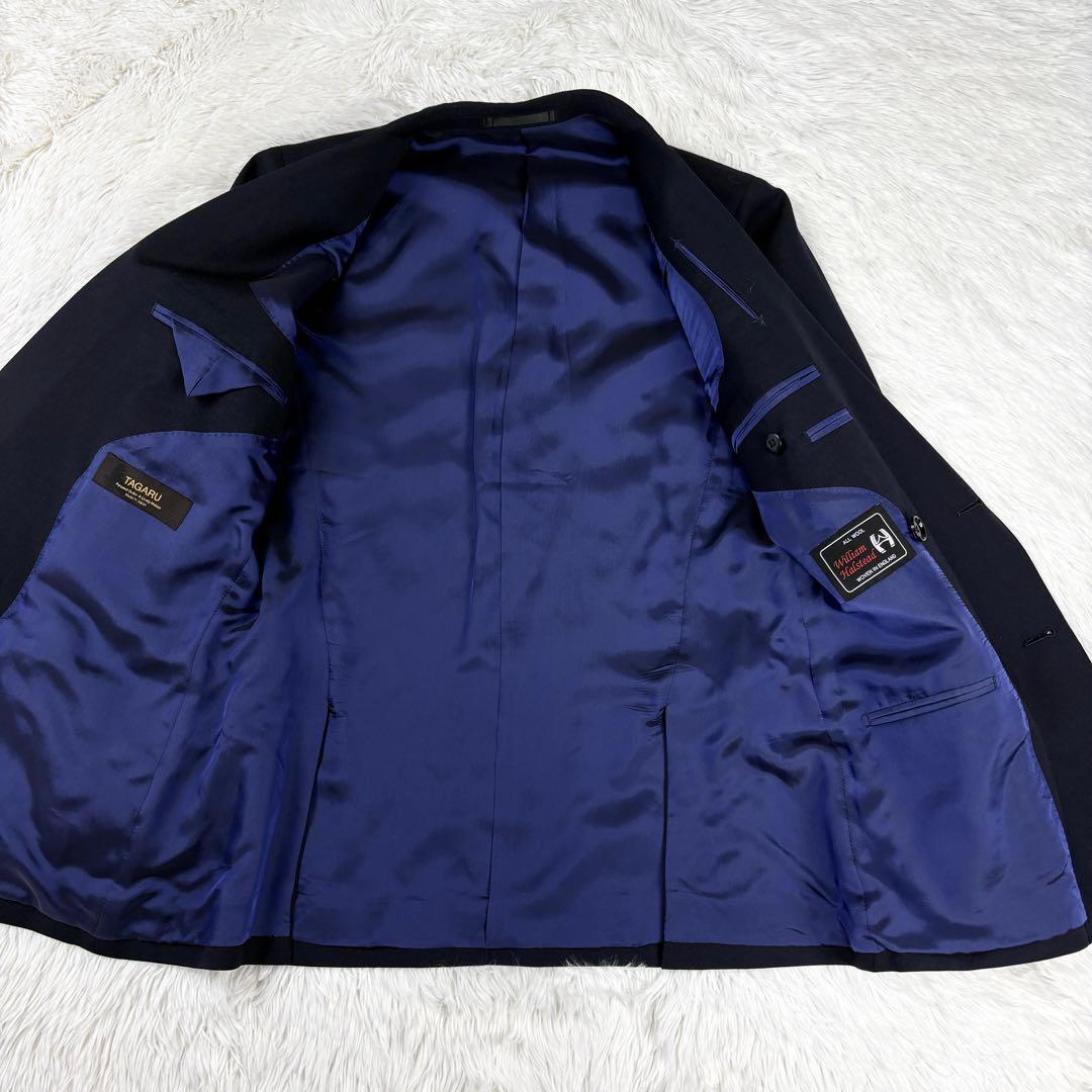 美品　英国製生地　William Halstead TAGARU ダブル　スーツ