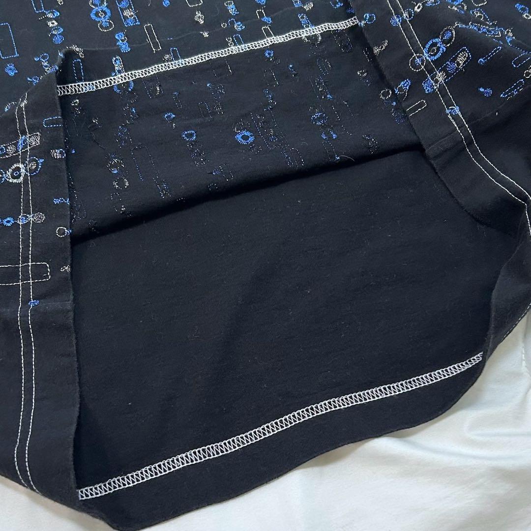 COMME des GARCONS HOMME 田中オム 刺繍 デザイン ロンT