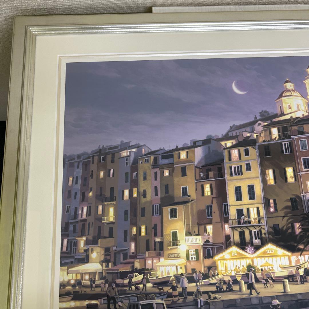 マコクンです【真作】笹倉鉄平　シルクスクリーン　ヴィーナスの港