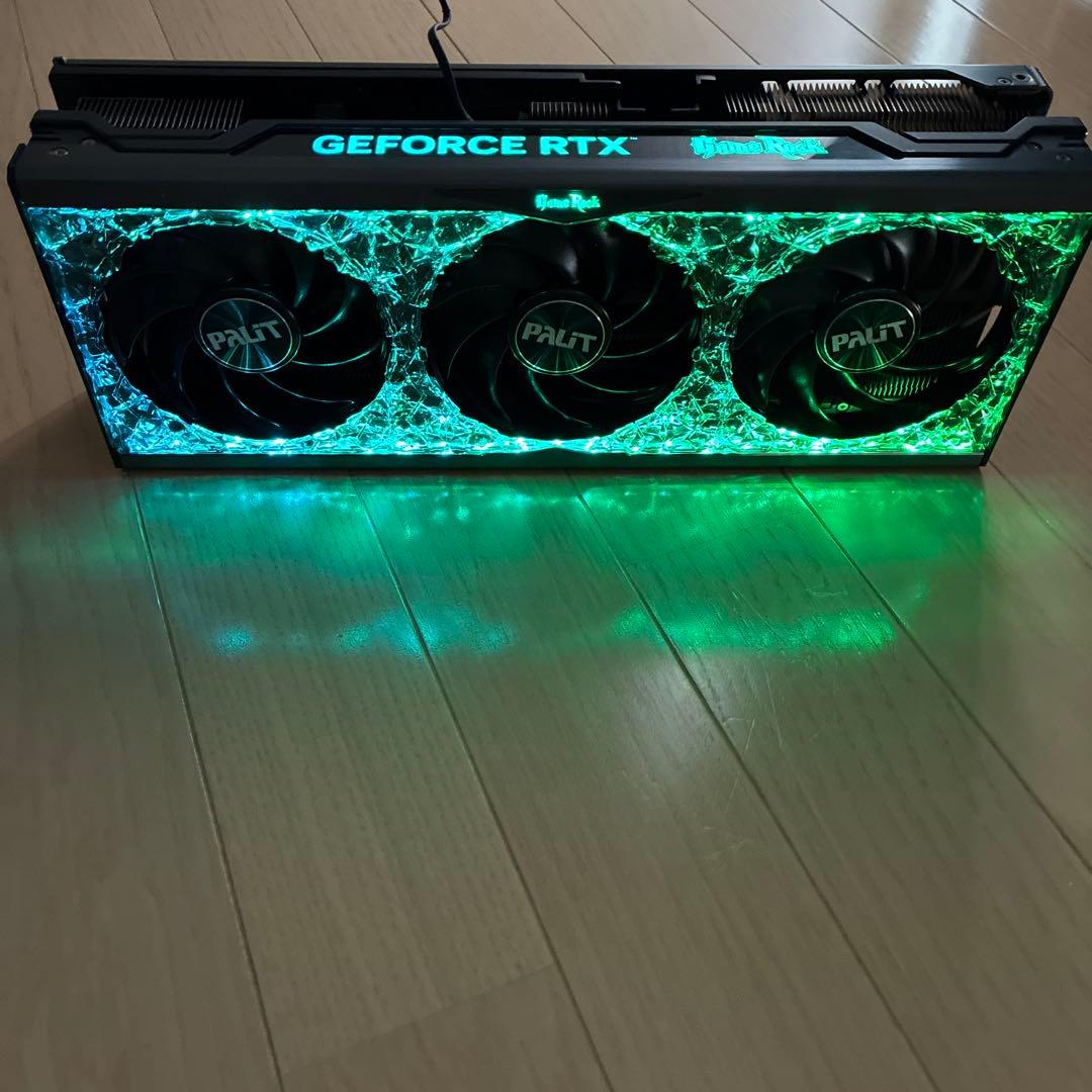 palit RTX 4090 ヒートシンク　ファン　バックプレート　　LED