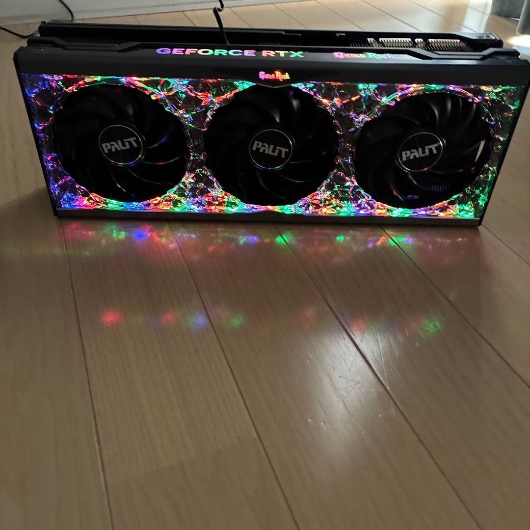 palit RTX 4090 ヒートシンク　ファン　バックプレート　　LED