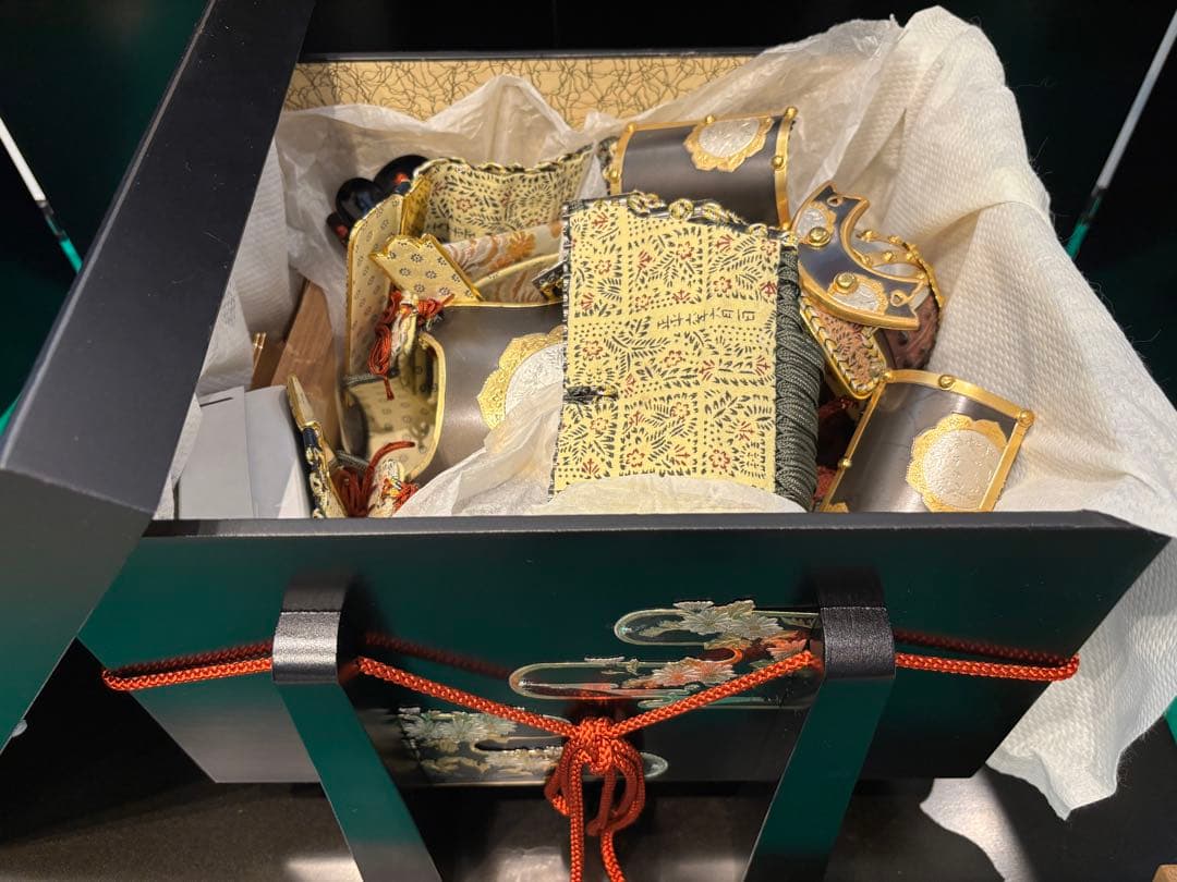 五月人形　鎧飾り　上原玉鳳作