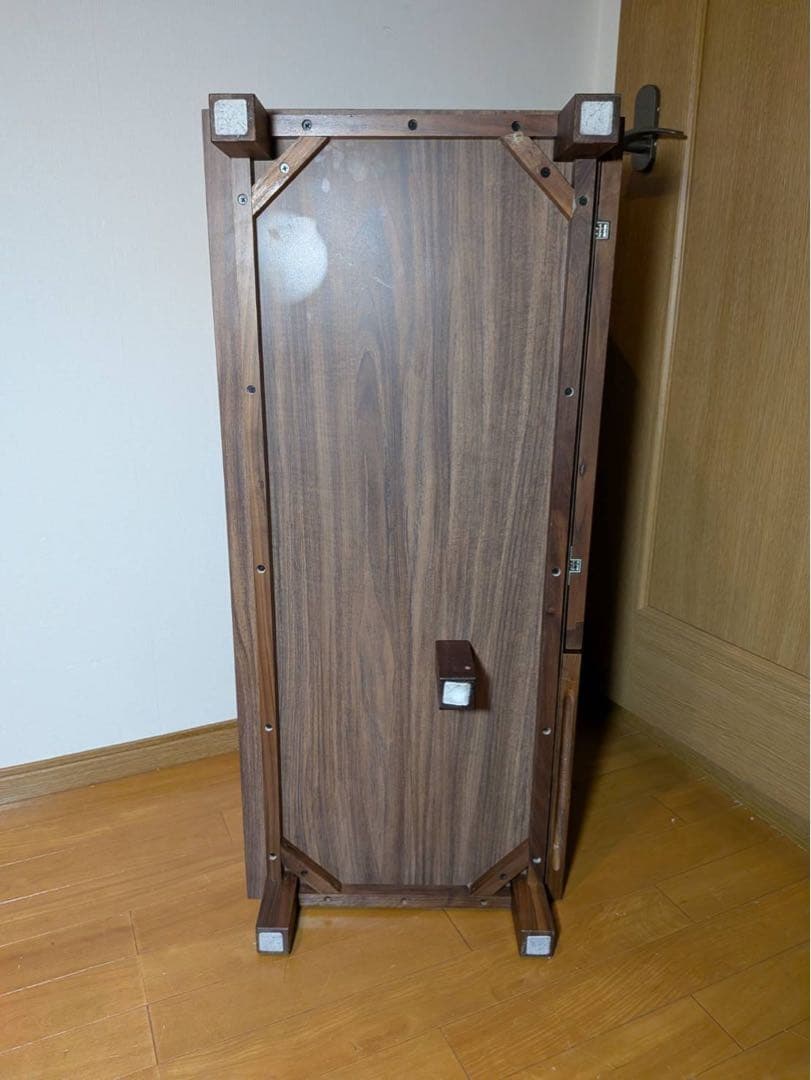 ■送料込■無印 木製 テレビボード AVラック テレビ台 ウォールナット 引出し