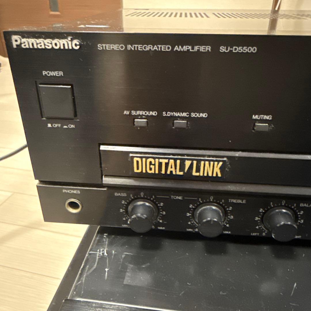 Panasonic D5500 システムコンポ 3点セット通電確認済み ジャンク