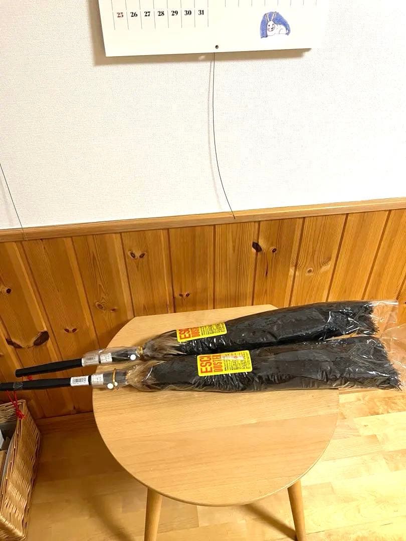 エスキー　オーストリッチ毛ばたき　2本セット　未使用　日本製