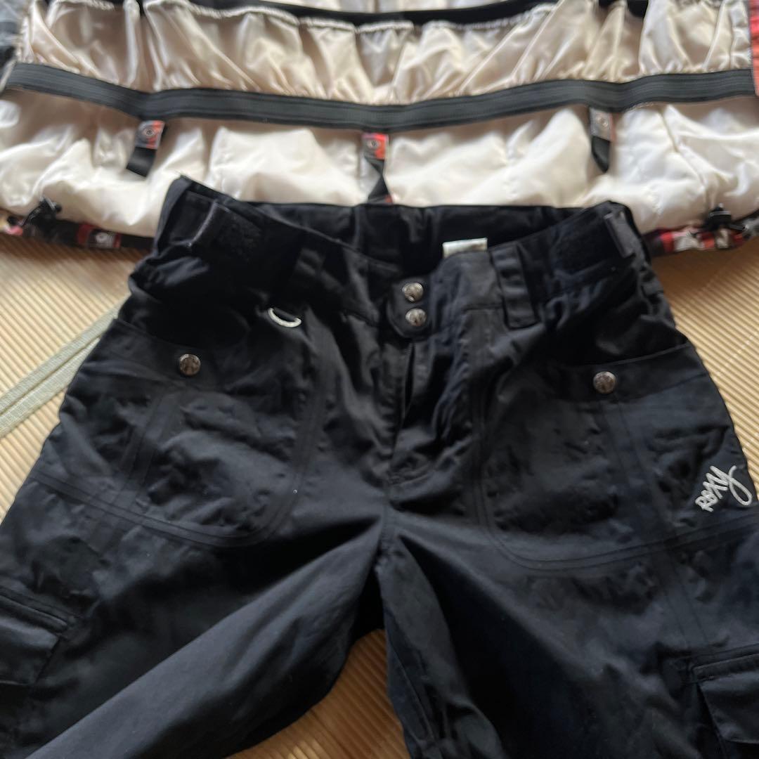 ROXY フード付きチェック柄ジャケット