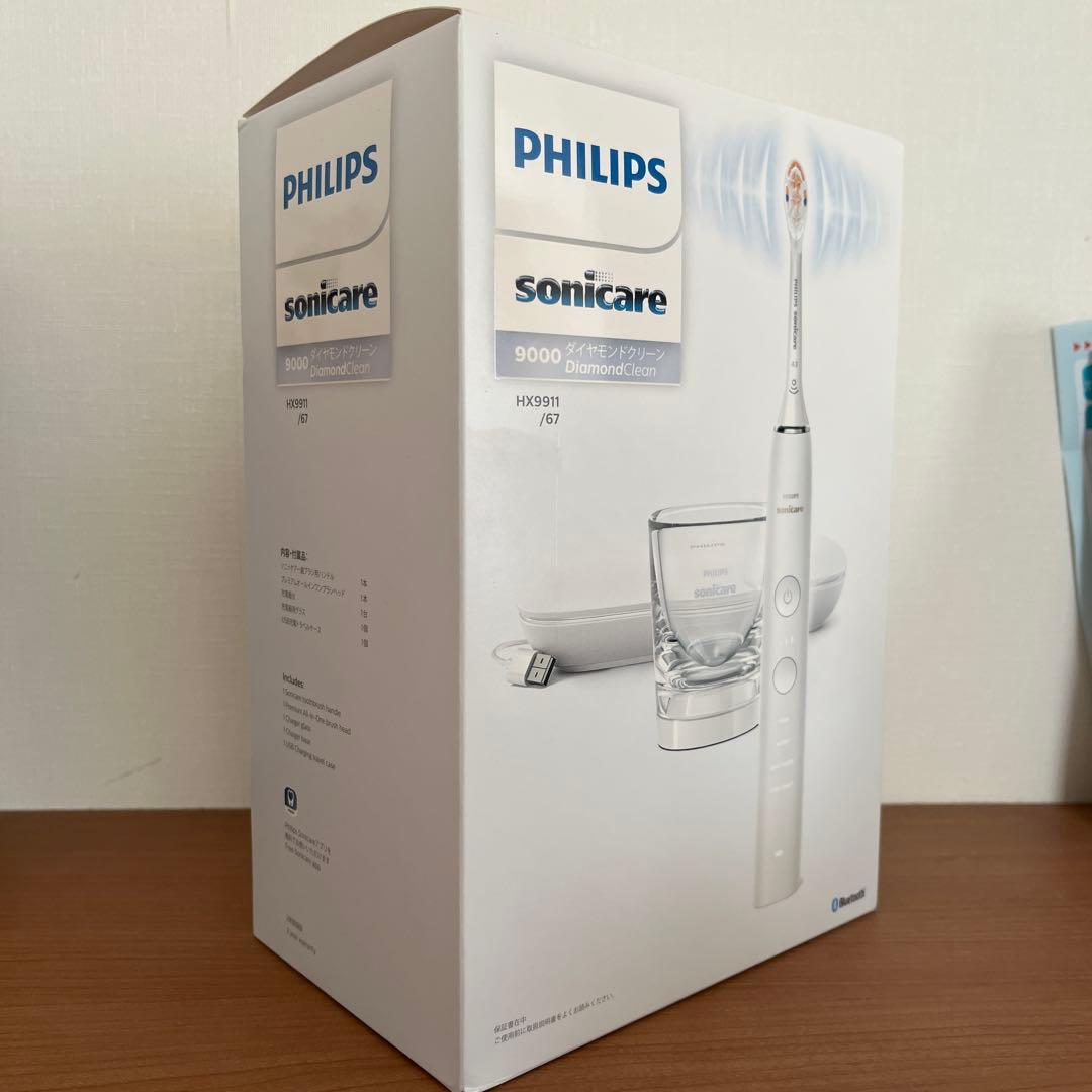 電動歯ブラシ PHILIPS Sonicare9000DiamondClean HX9911