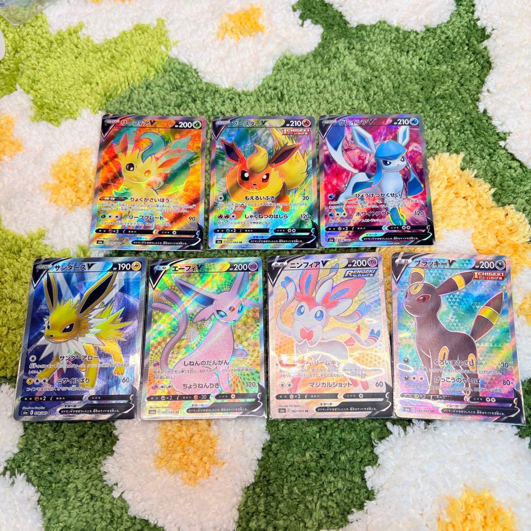 t*k様 イーブイヒーローズ SR ブラッキー ニンフィア エーフィ