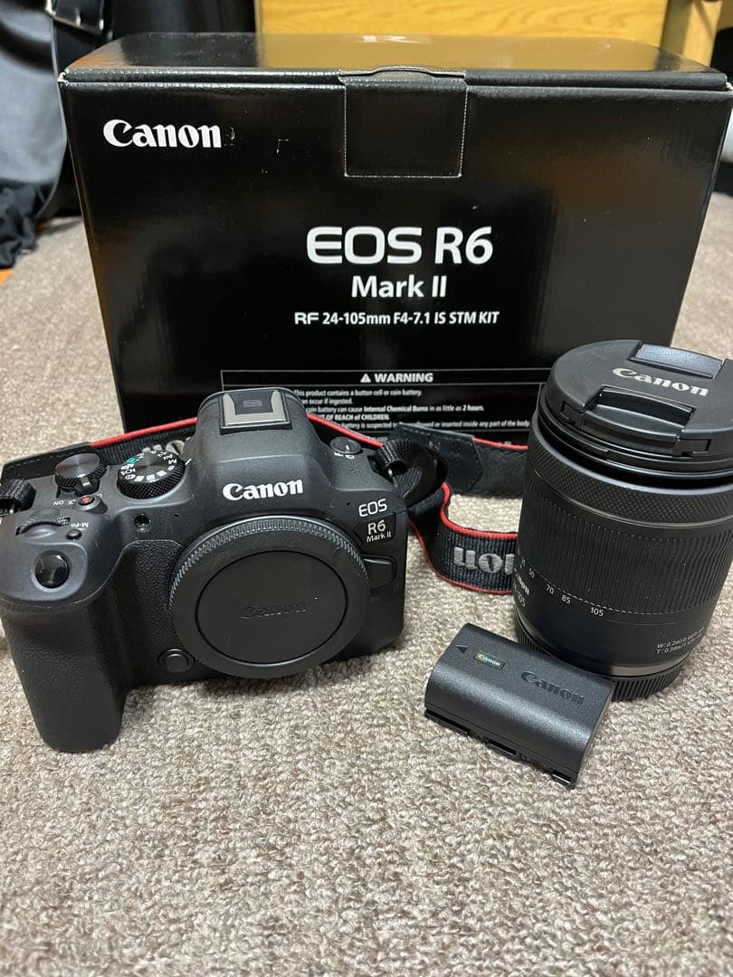 あ 品 Canon EOS R6 Mark II + RF 24-105