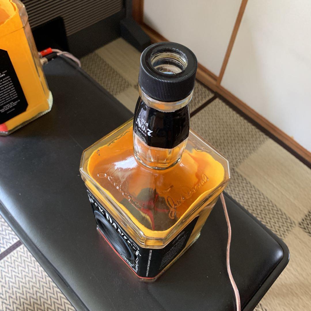 ジャックダニエル空瓶　エンクロージャー　8cm SP用