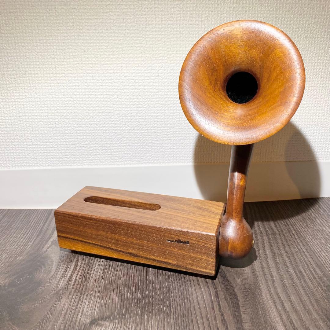 【良品】Ollim speaker 電源不要 スマホスピーカー　木製　完売品