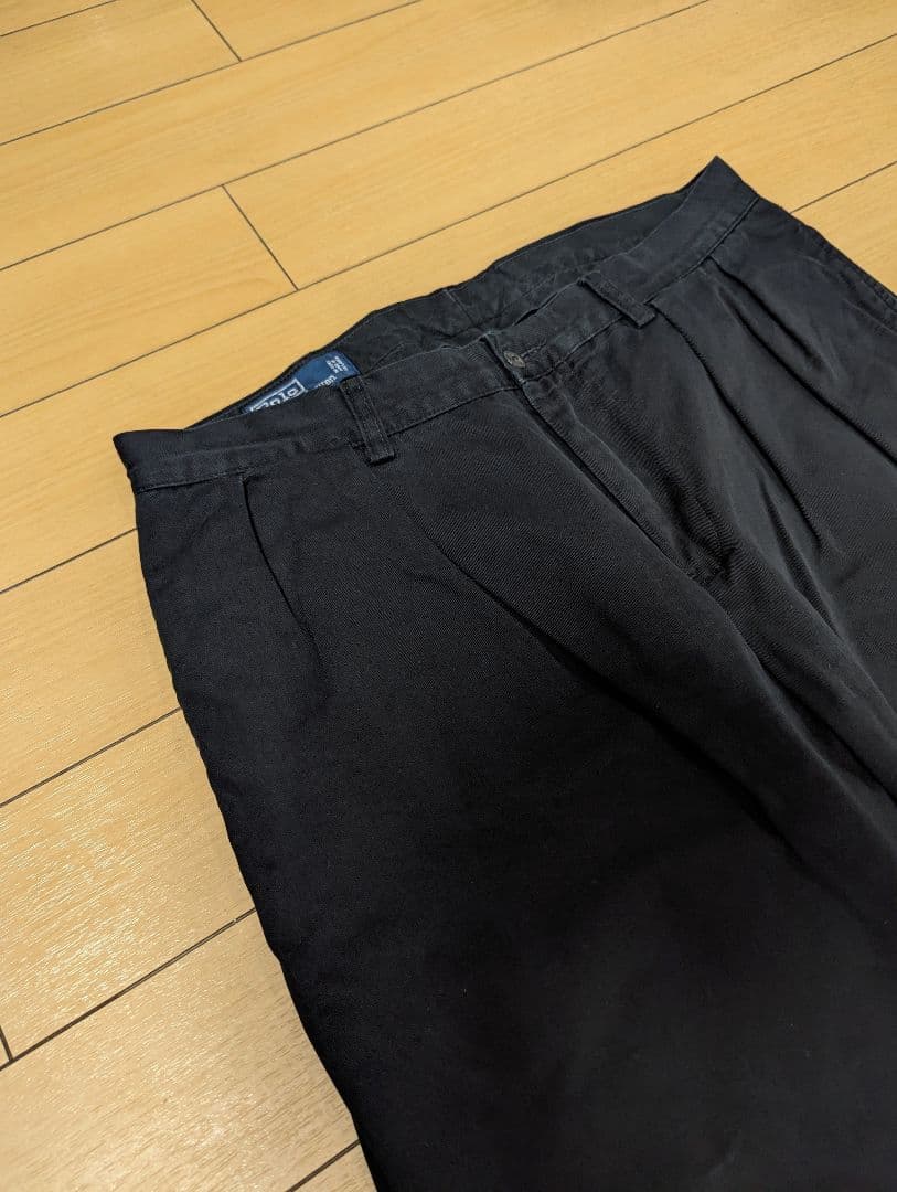 ポロバイラルフローレン　チノパン　ポロチノ　ブラック　ETHAN PANT