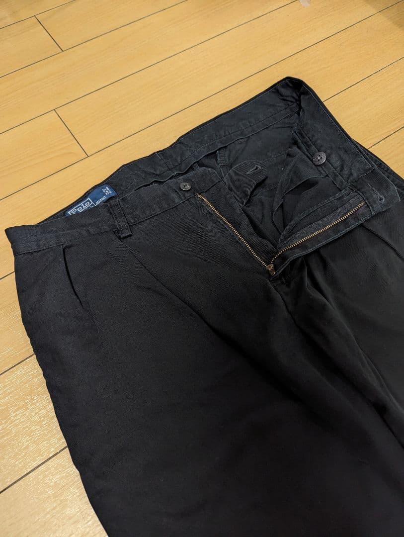 ポロバイラルフローレン　チノパン　ポロチノ　ブラック　ETHAN PANT