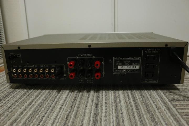 日本製 DENON AVアンプ PMA-390AE シルバー デノン
