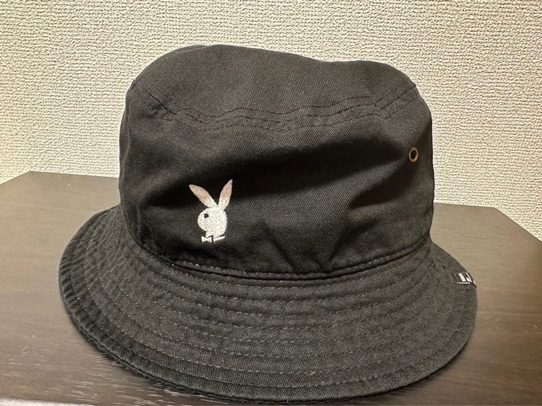 林田哲平　delux プレイボーイ　コラボ　バケットハット