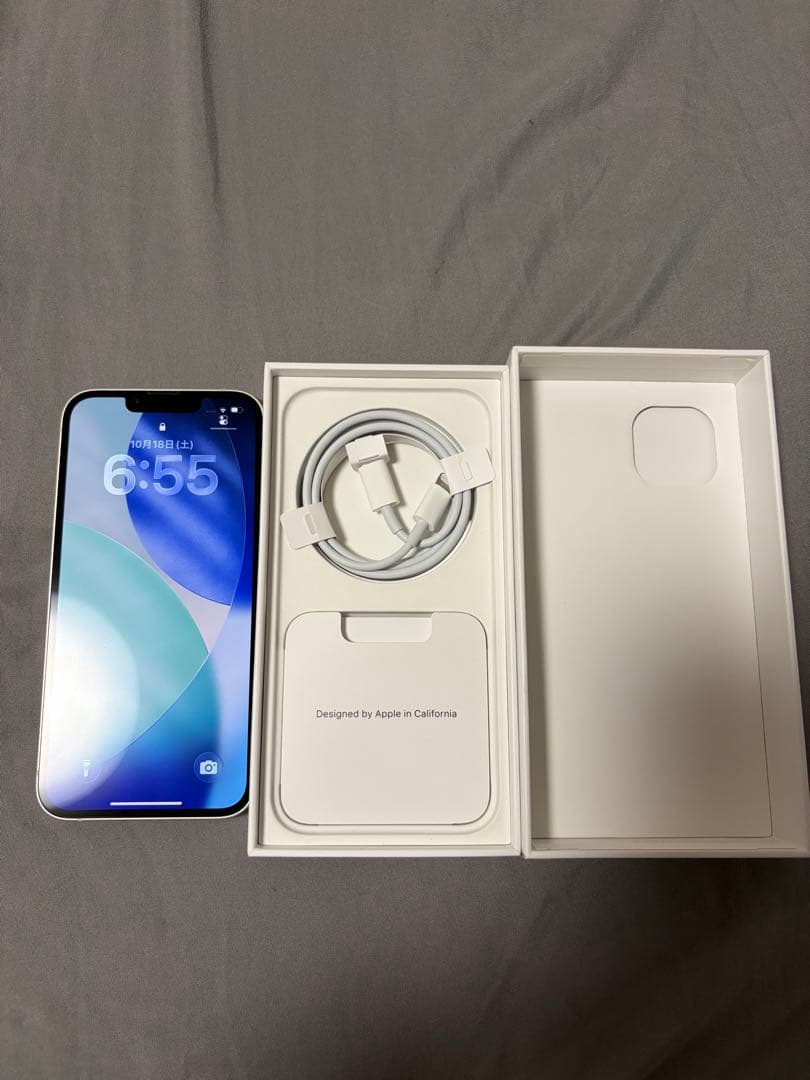 【美品】iPhone 13ホワイト 128GB