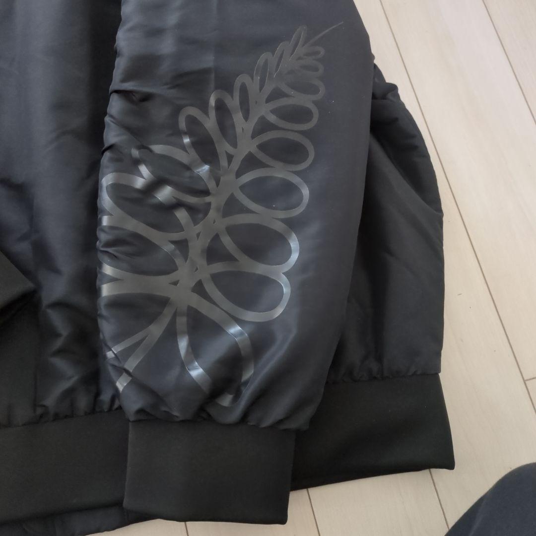 【稀少サイズ5XL】adidasオールブラックスラグビー薄手中わた入りジャケット