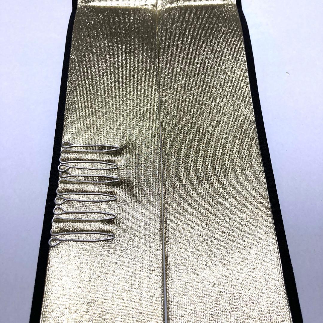 重ね襟　黒✖️金　5枚セット