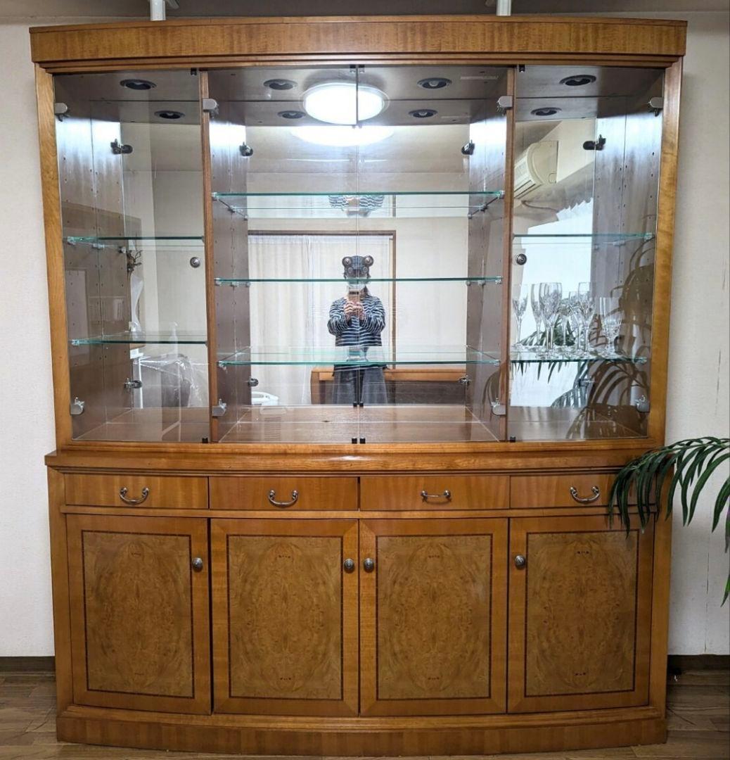 カリモク ドマーニ　オーブ　飾り棚 リビングボード カップボード ダイニング