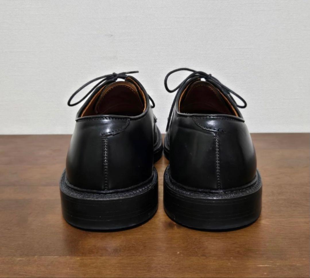 ALDEN 9901 US8 コードバンプレーントゥシューズ 短靴 靴 レザー