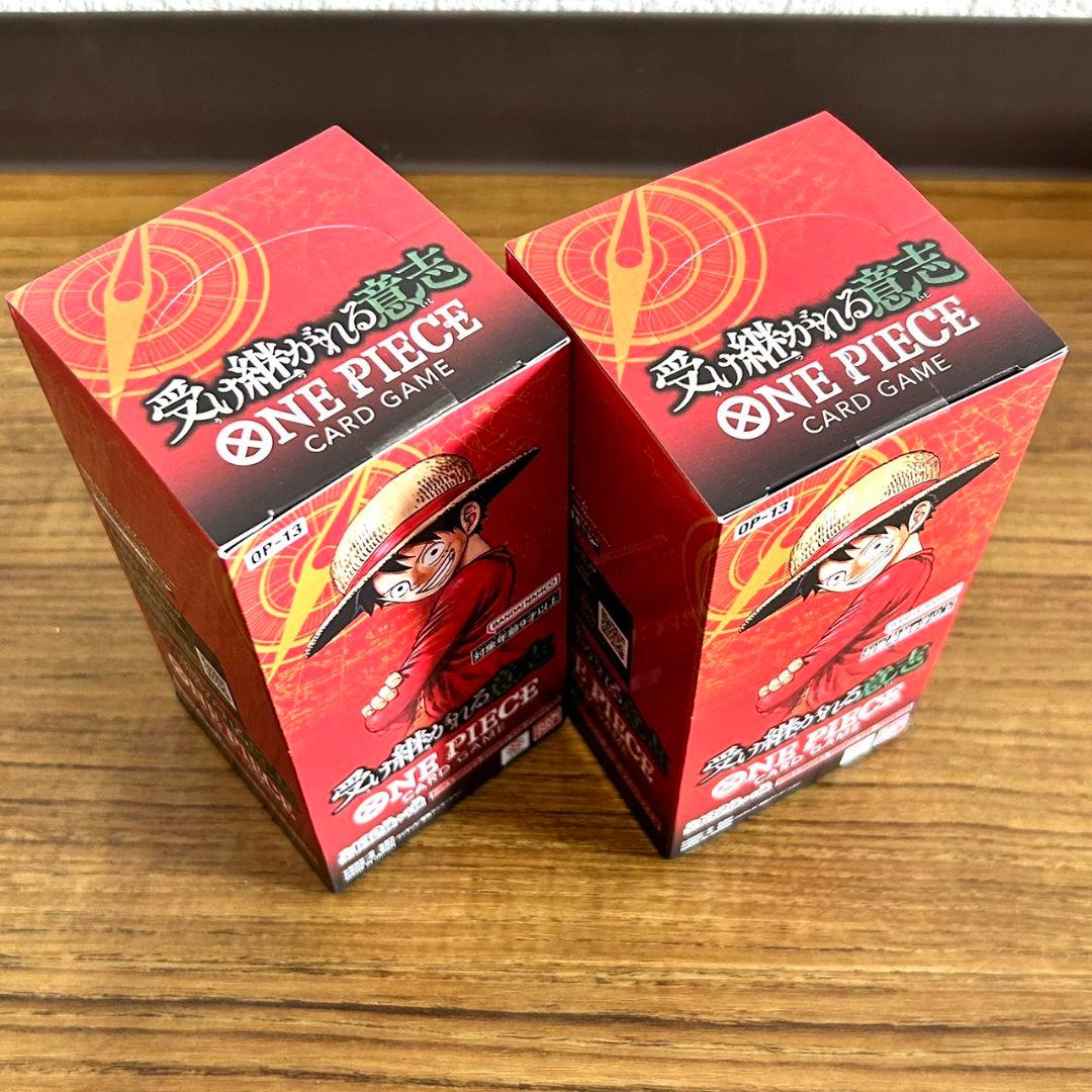 「テープ付き」ワンピースカードゲーム　受け継がれる意志　2BOX