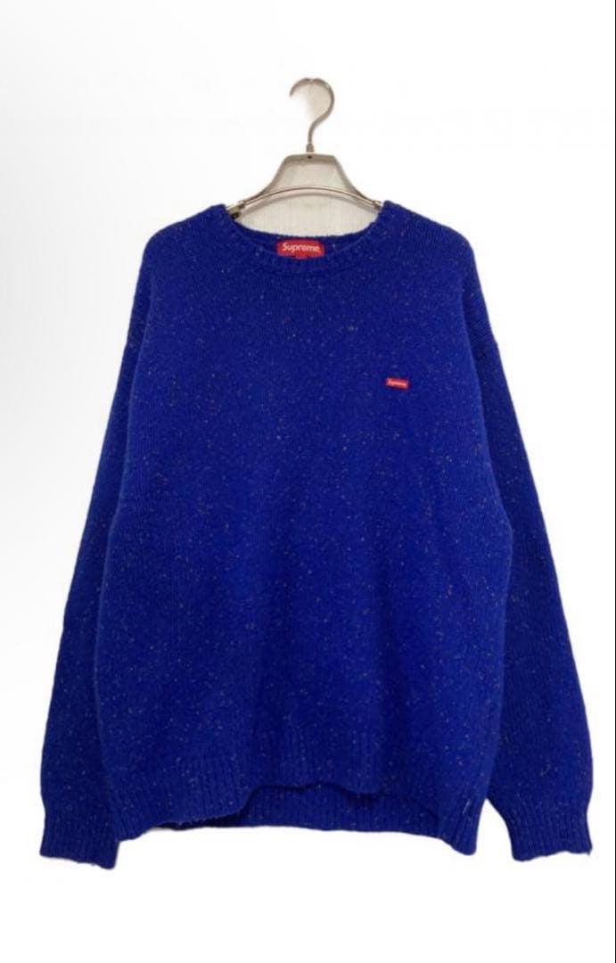 Supreme 青 ニット・セーター　カラーネップ