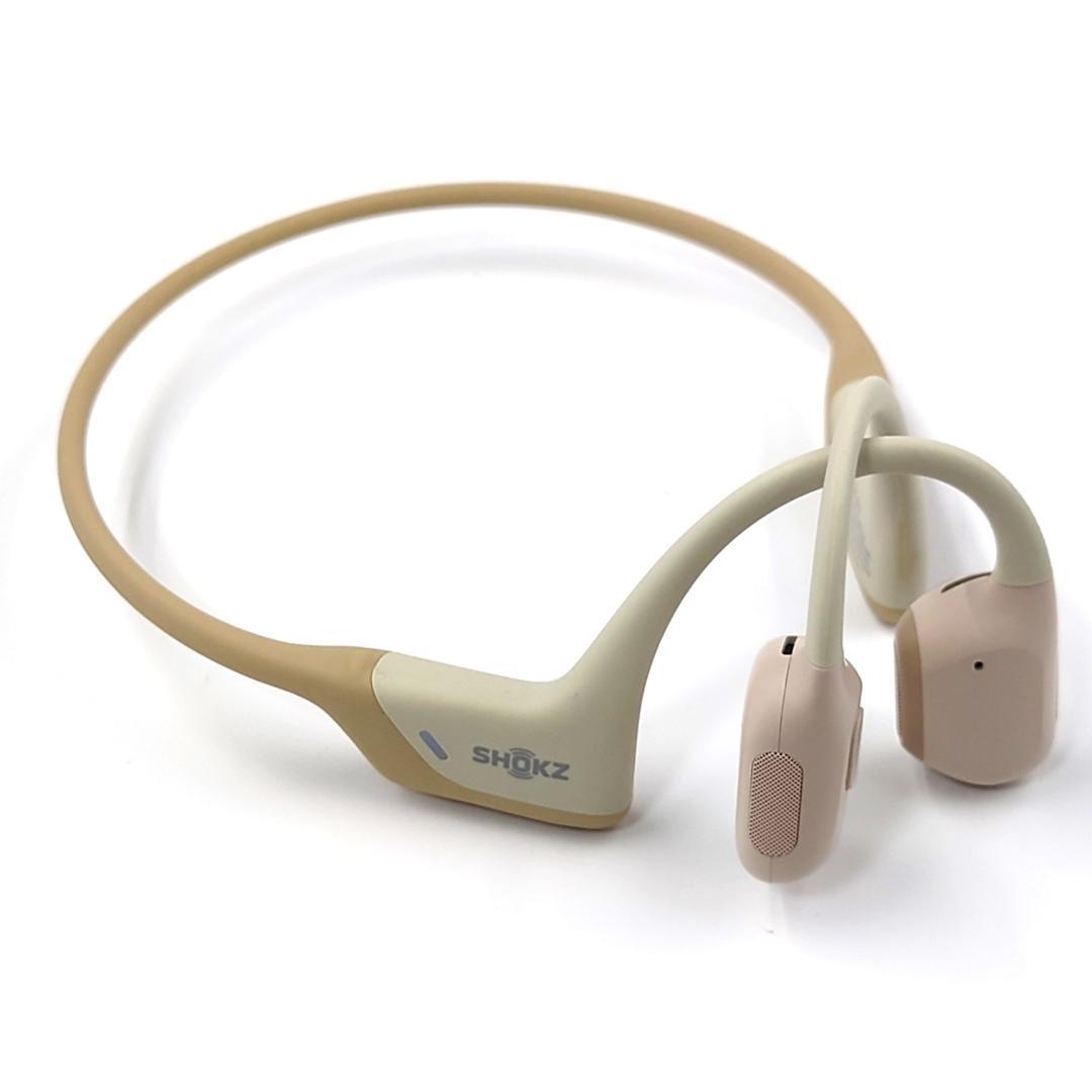 【動作保証】Shokz OpenRunPro S810 ベージュ 骨伝導イヤホン