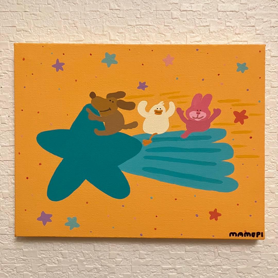 ルッコラ　6枚セット　原画　アクリル画