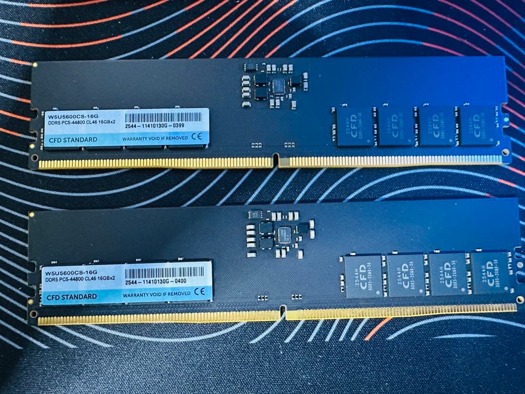 CFD DDR5 5600 メモリー 2枚セット 32gb 16gb ×2