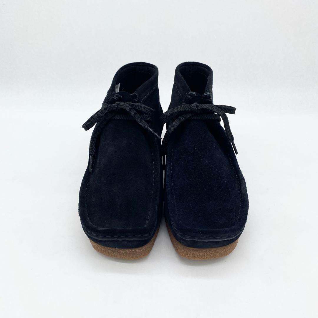 A17849 未使用 クラークス Shacre Boot ワラビー 黒 UK8