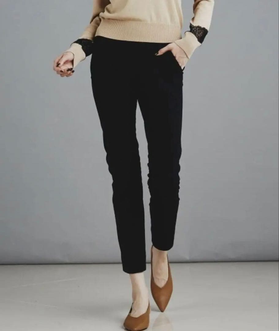 激レア★ 人気★ダブスタSov. 裏起毛メリルハイテンションパンツ38　ネイビー