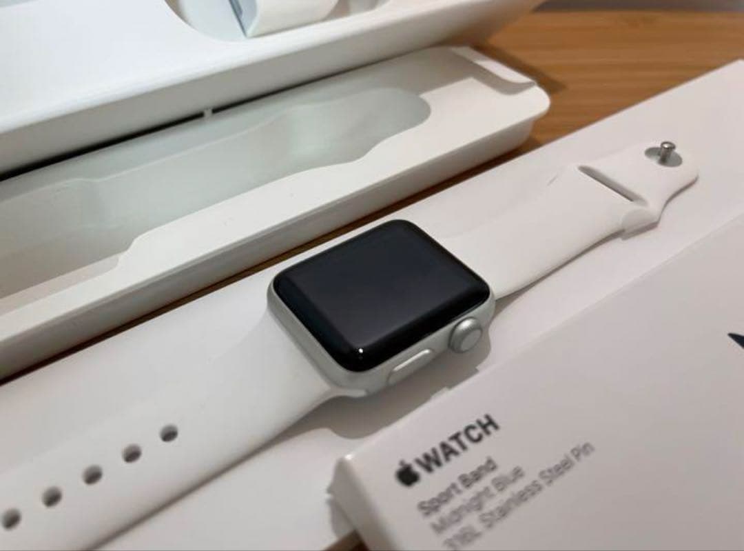 APPLE WATCH2 38mm ホワイト　交換ベルト付き