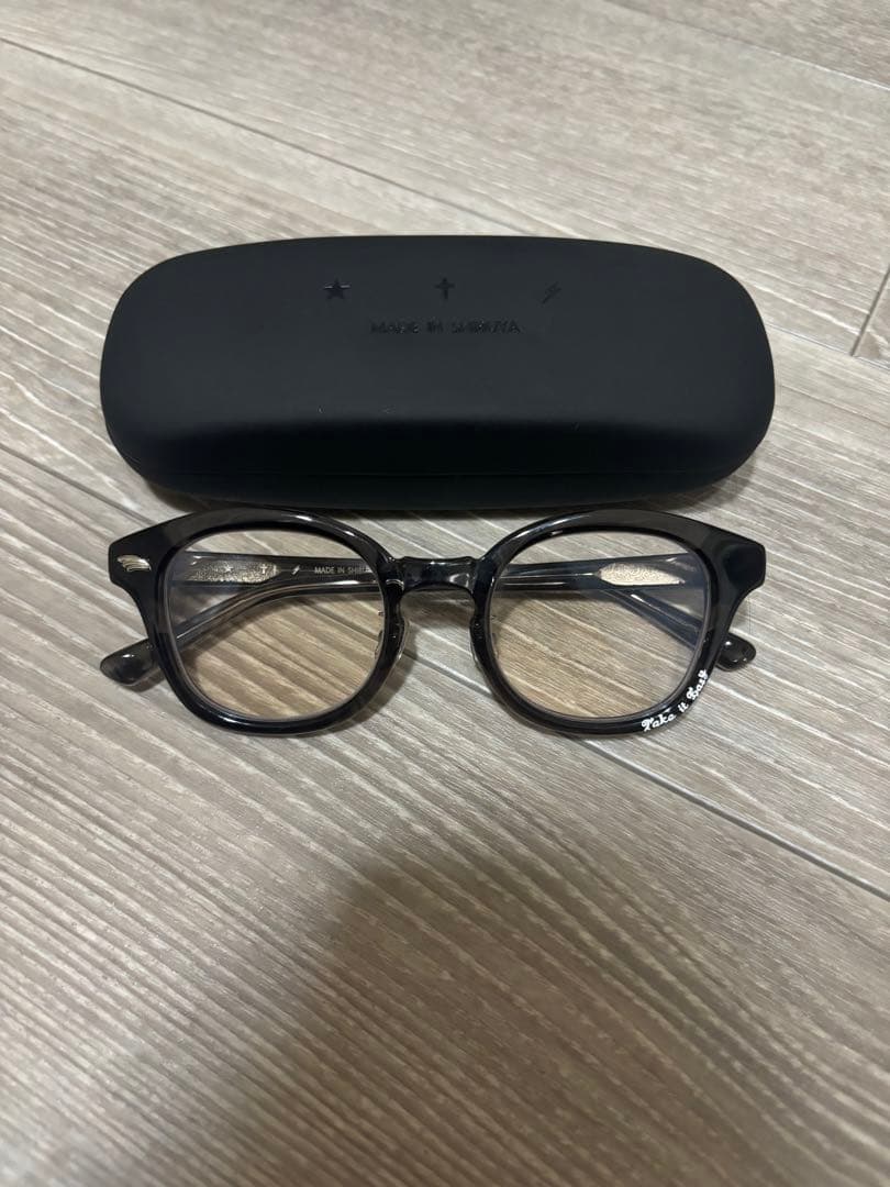 n.s.h Take it Easy Gray/Clearフレーム　サングラス