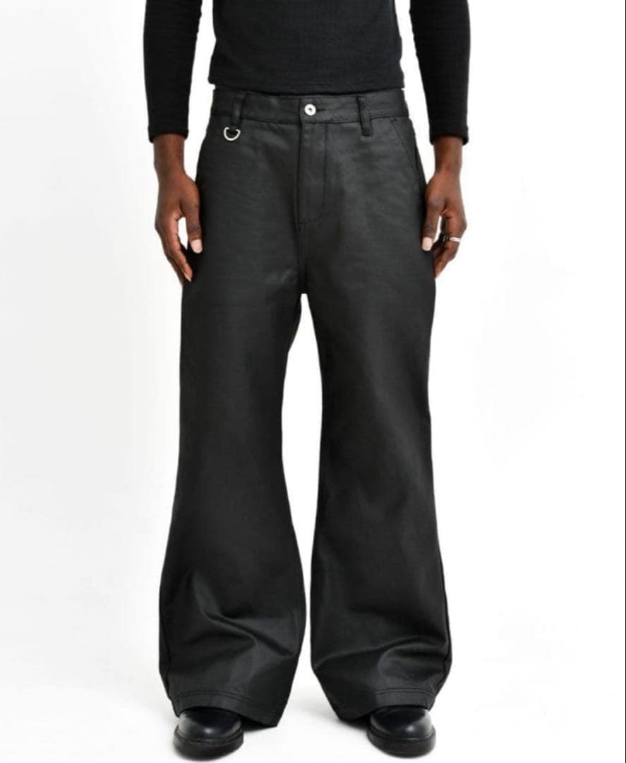 Asapmodeフレアデニム　コーティングデニム