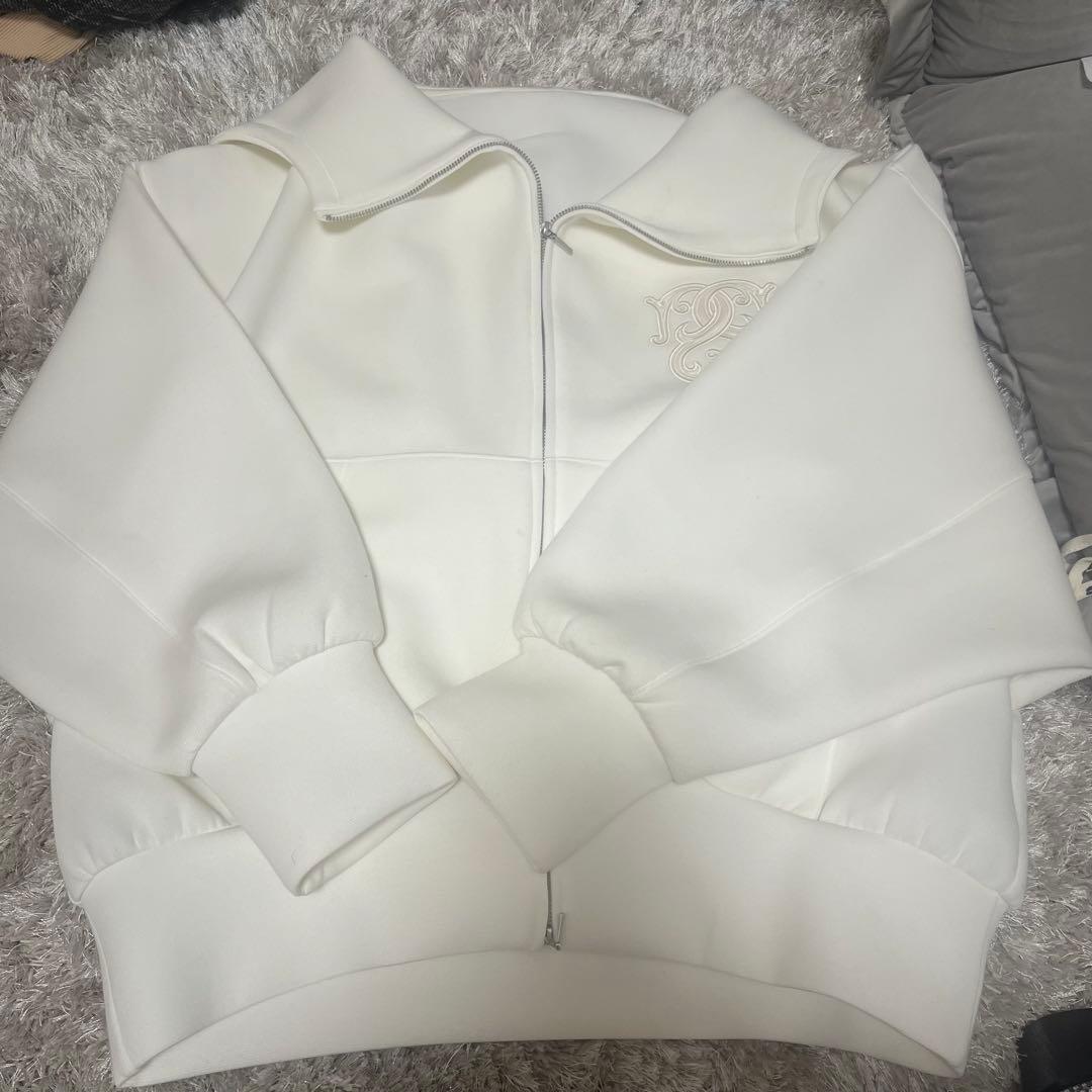 SNIDEL スナイデル ボリュームパーカー ホワイト WHT