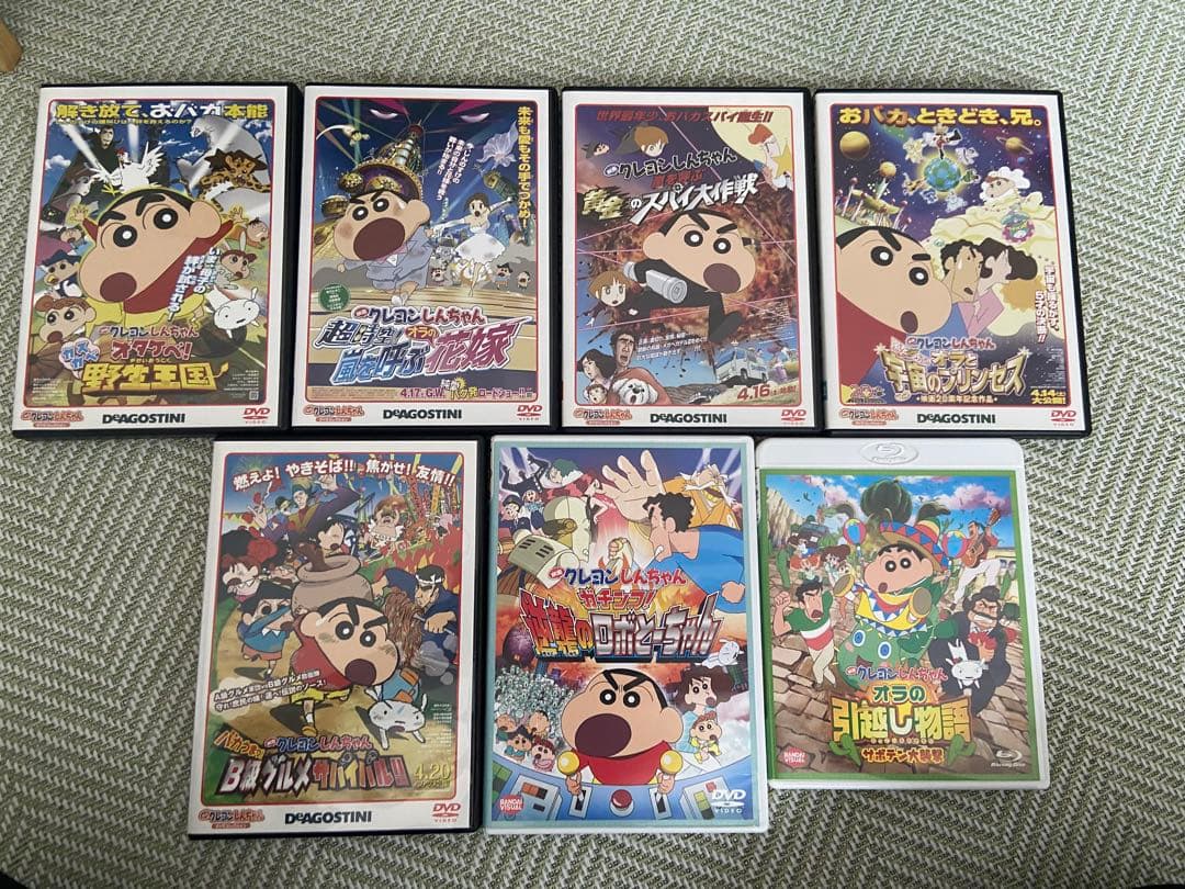 クレヨンしんちゃん映画dvdセット（第1作～第23作）　※説明ご一読ください