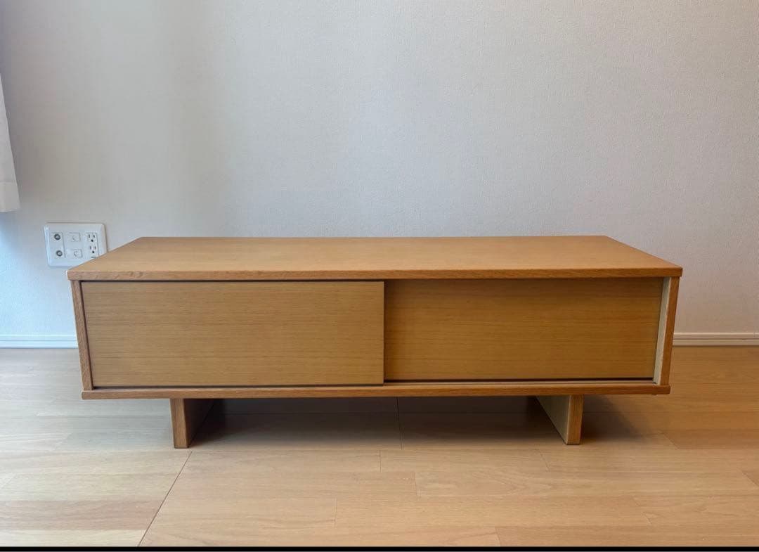 無印良品　テレビ台　テレビボード　オーク