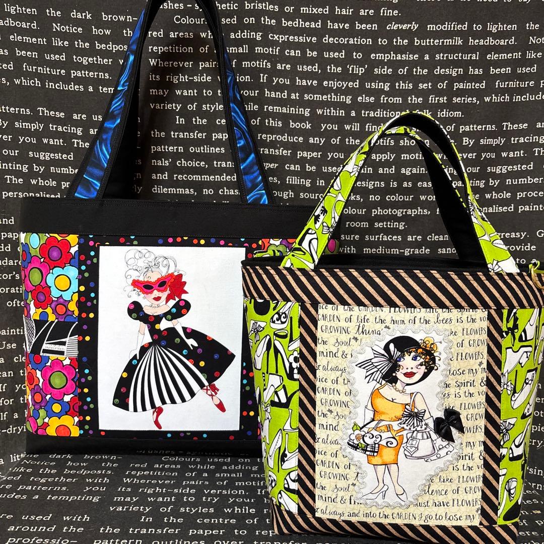 ロラライハリス♡ハンドメイド　トートバッグ2点　みじゅ様