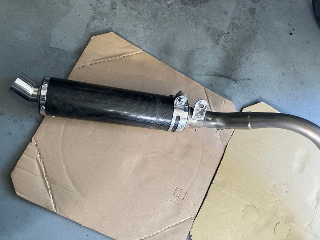 ヨシムラ エイプ50用 ヨシムラマフラー／カーボンサイレンサー APE50