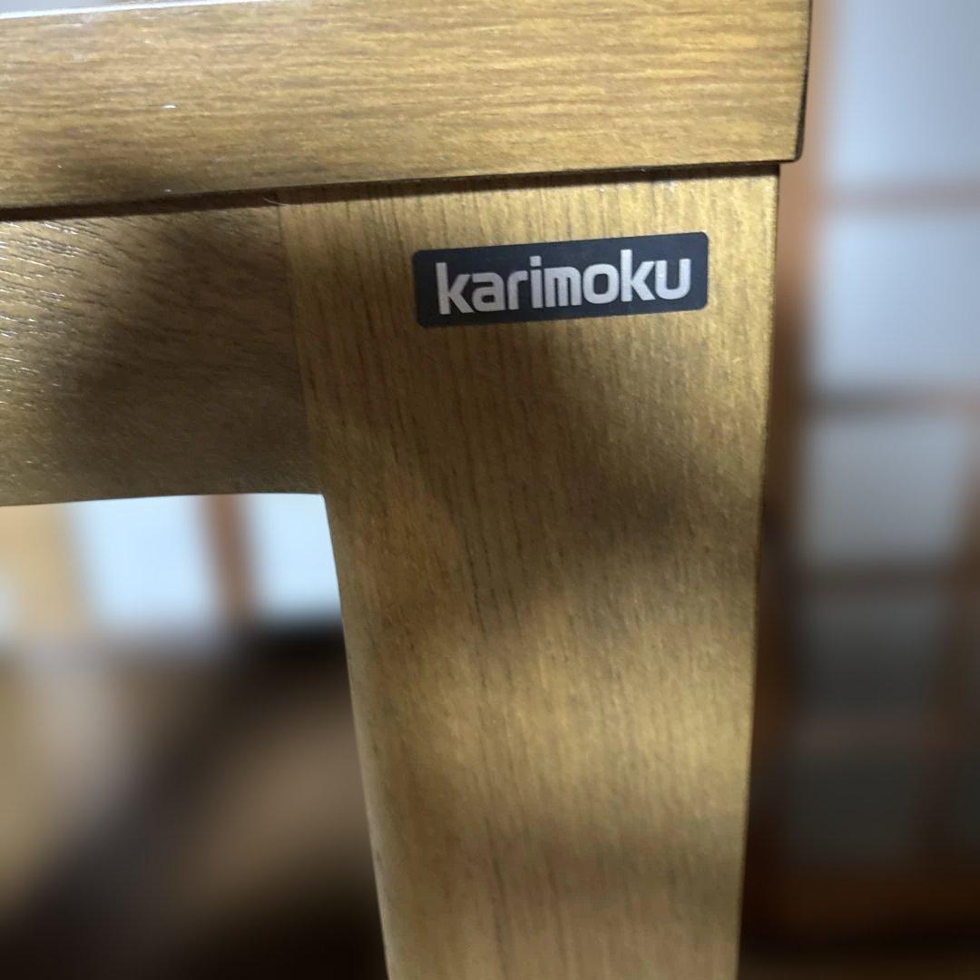 カリモク　　レンジボード・レンジ台　キャスター付き 送料込み　配線付き