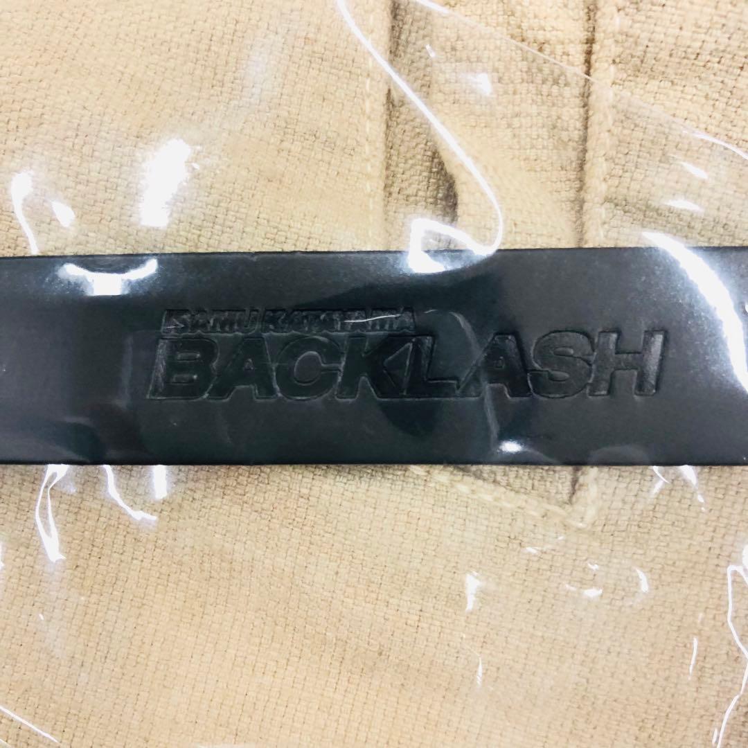 1439 BACKLASH バックラッシュ ベスト　スカル　髑髏　牛革　麻　M