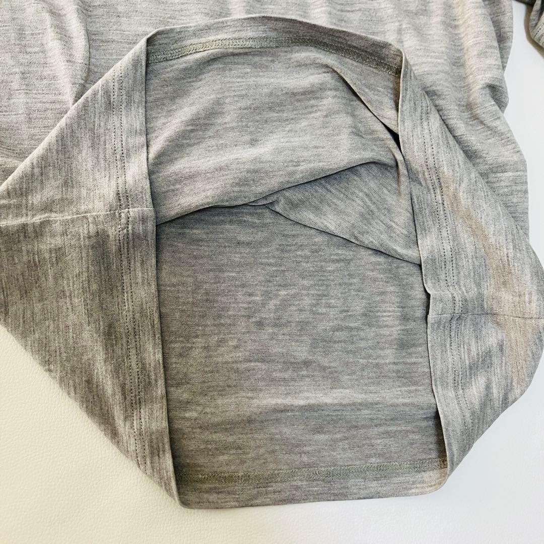 HERMES シルク　Tシャツ　マルジェラ期　34 グレー