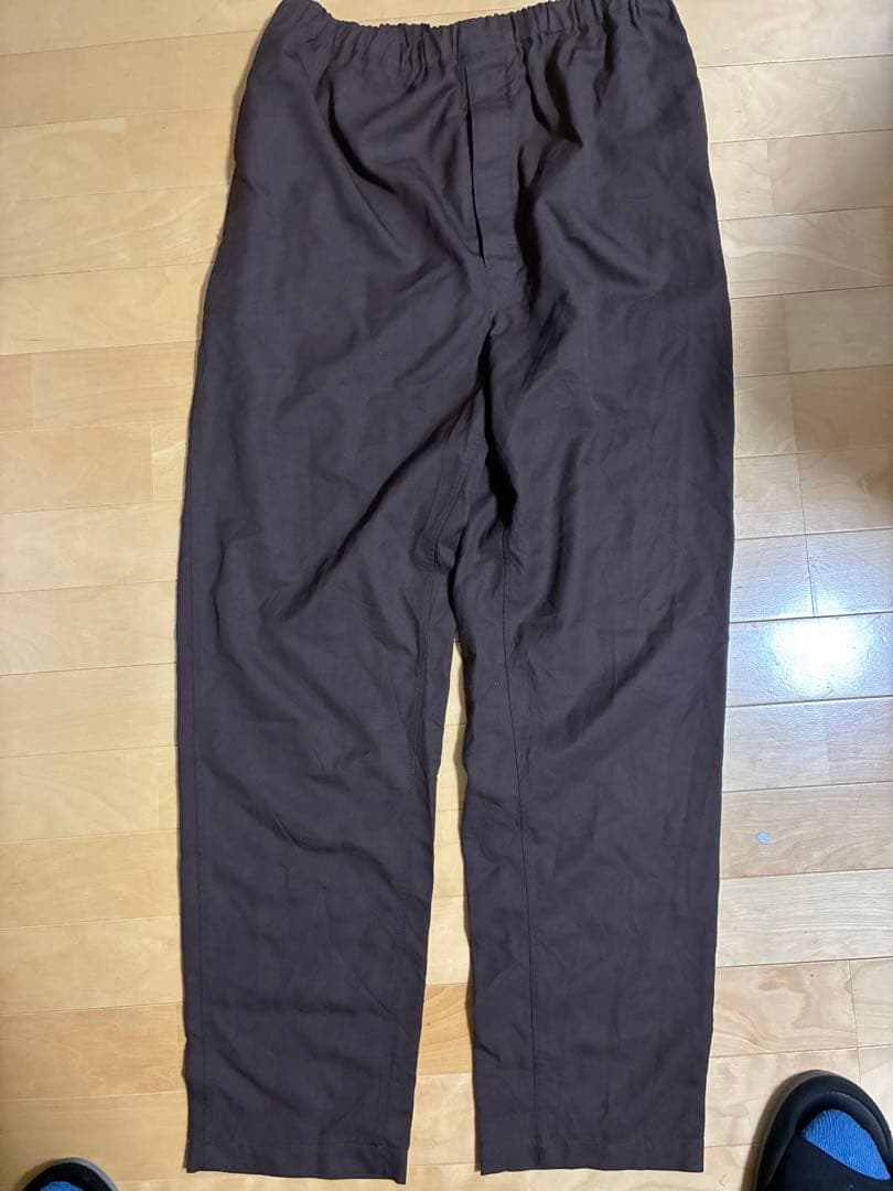 LEMAIRE ブラウン ワイドスラックス