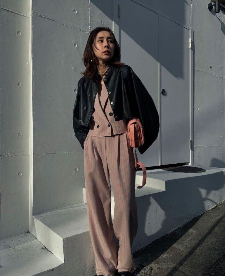 AMERI VINTAGE アメリヴィンテージ　レザーショートジャケット