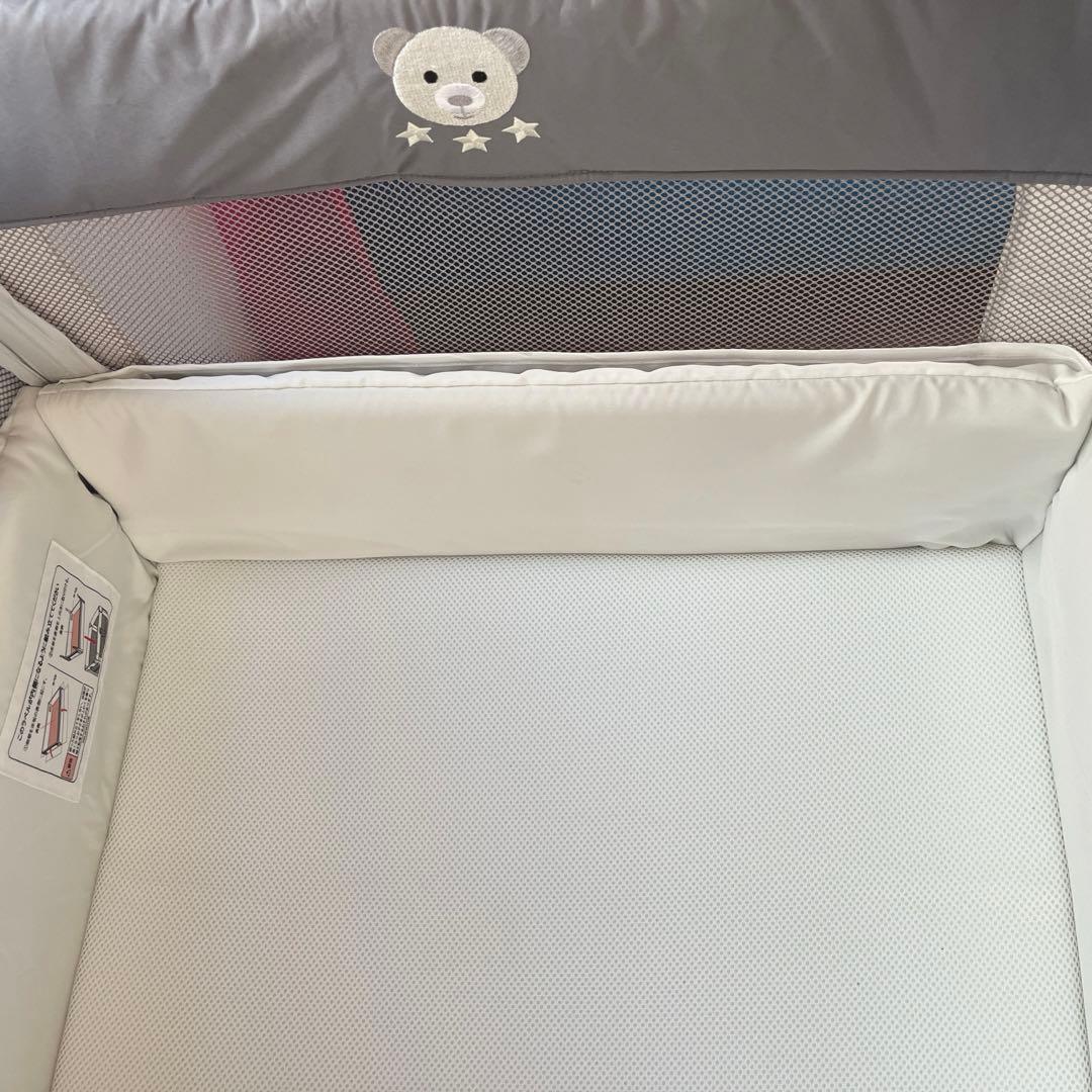 アップリカ✳︎くま@(・●・)@ココネルエアーAB✳︎説明書・収納袋付き[グレー]