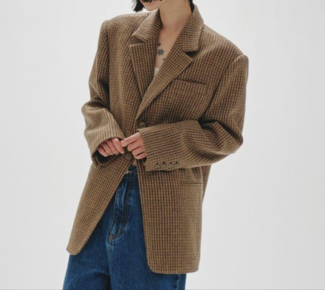 トゥデイフル todayful Wool100%CheckJacket 36