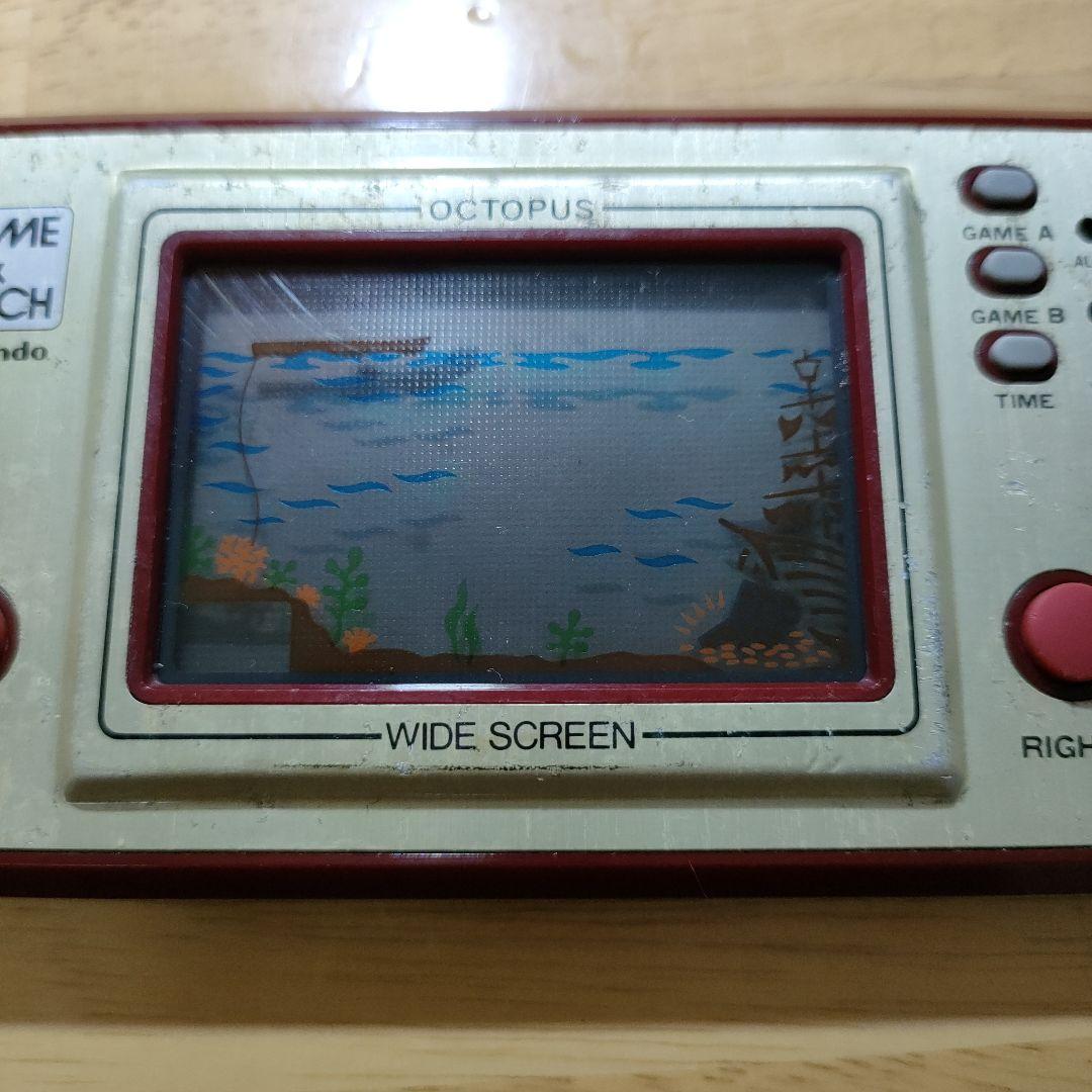 ゲームアンドウォッチオクトパス任天堂Nintendoニンテンドーメンテナンス済み