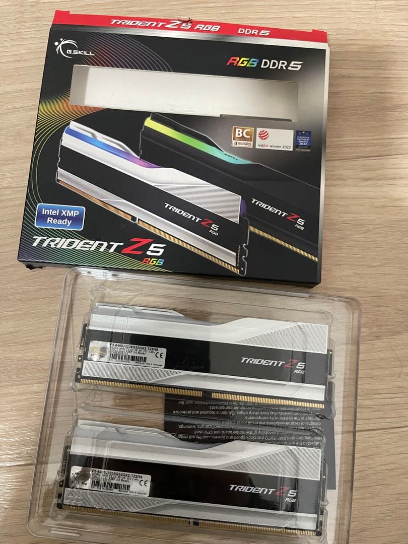 G.SKILL DDR5メモリ 64GB（32GB×2枚セット）