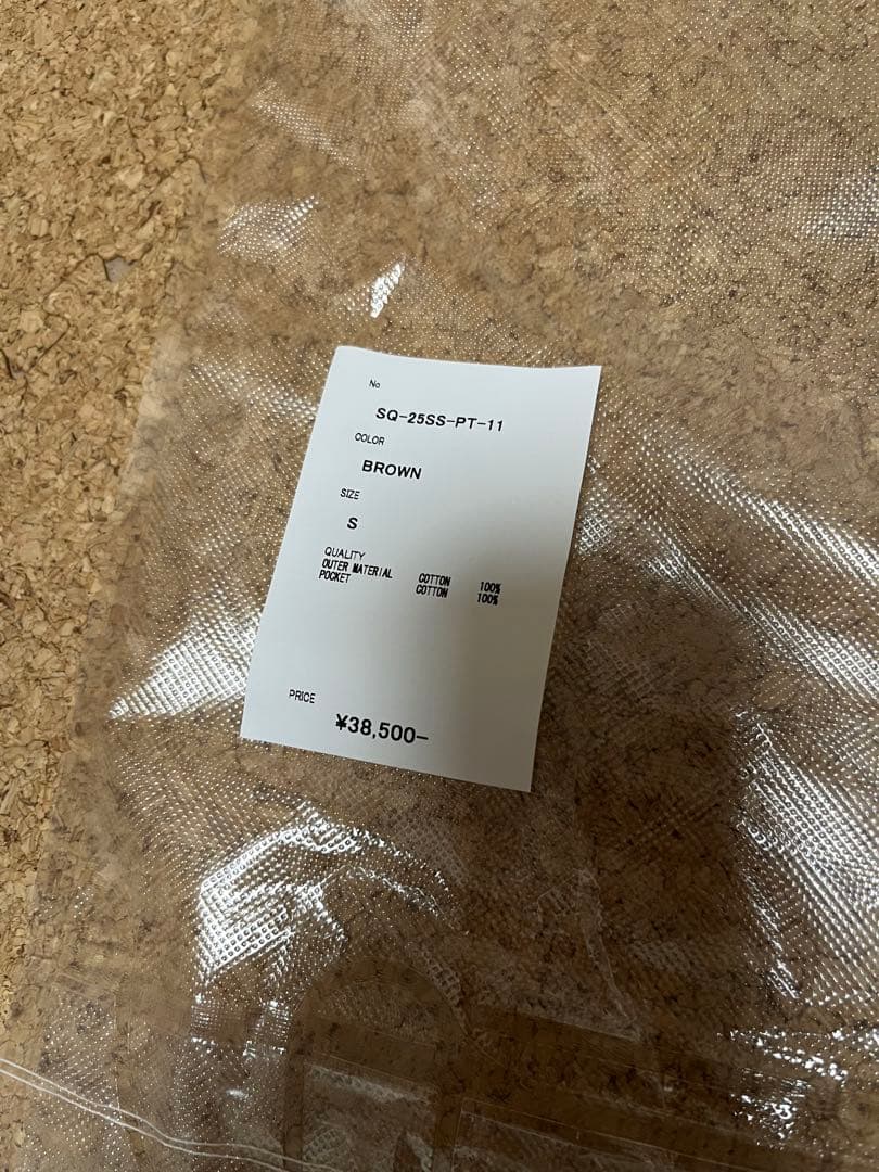 SEQUEL / CHINO PANTS(TYPE-F) ブラウン　S 新品